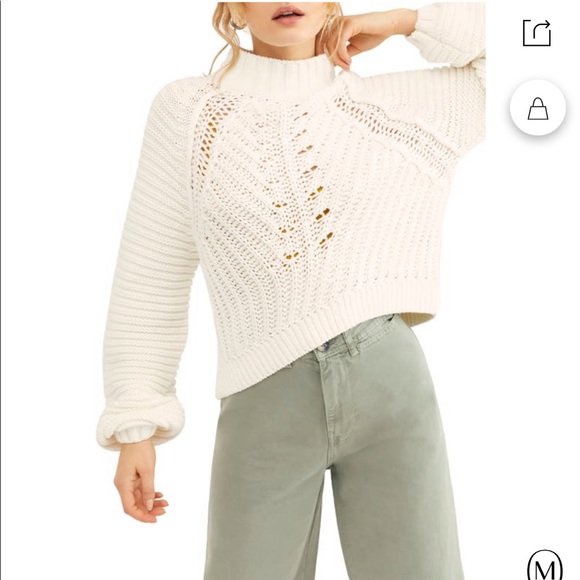 Free People Sweaters - FREE PEOPLE Sweetheart Mock Neck Sweater